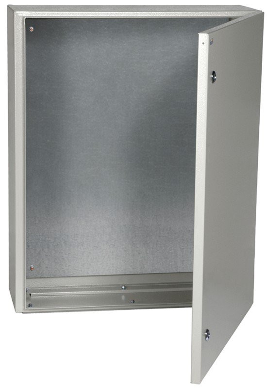 Корпус металлический ЩМП-4-0 800х650х250 УХЛ3 IP31 с монтажной платой (YKM40-04-31) Корпус металлический с монтажной платой