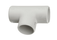 Тройник (2 части), для труб D25, серый (50шт) (41325HF) Тройник для труб