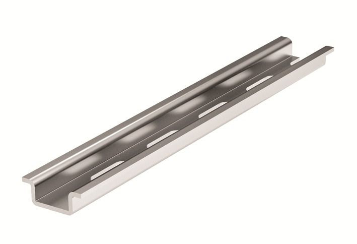 DIN-рейка перфорированная OMEGA 2F 15х5,5 мм L2000 (02130) Дин-рейка перфорированная
