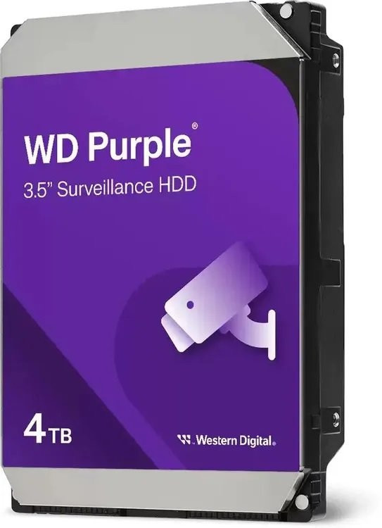 HDD 4000 GB (4 TB) SATA-III Purple (WD44PURZ) Жесткий диск (HDD) для видеонаблюдения