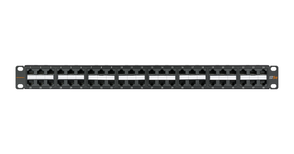NMC-RP48UD2-1U-BK Патч-панель 19"