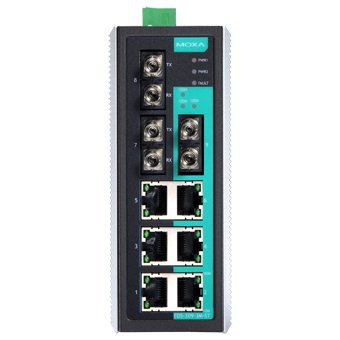 EDS-309-3M-ST Коммутатор 6х10/100BaseTX, 3х100BaseFX (многомодовое оптоволокно), разъем ST