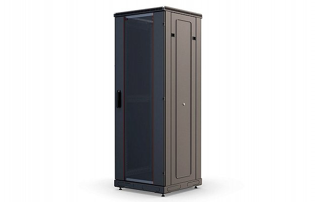 ШТ-НП-М-33U-800-1000-С-Ч (130411-01230) Шкаф телекоммуникационный 19" напольный 33U