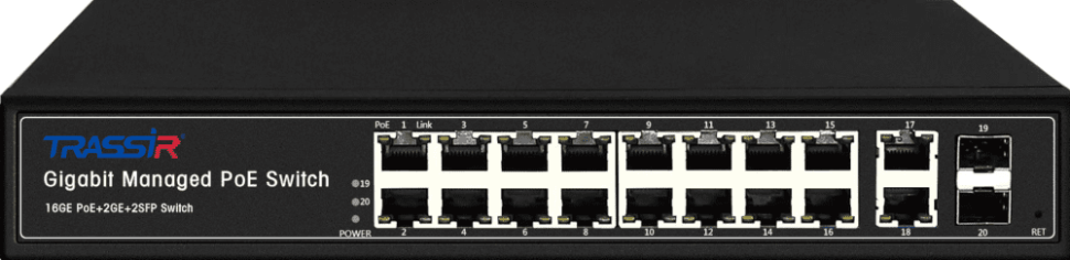 TR-NS24202S-300-16PoE v2 Коммутатор с PoE
