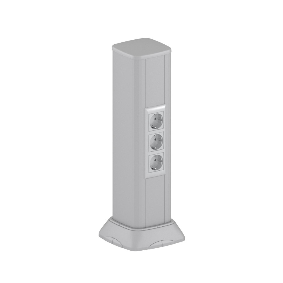 Миниколонна алюминиевая, 0.5 м, темно-серебристый металлик (19554) Миниколонна алюминиевая