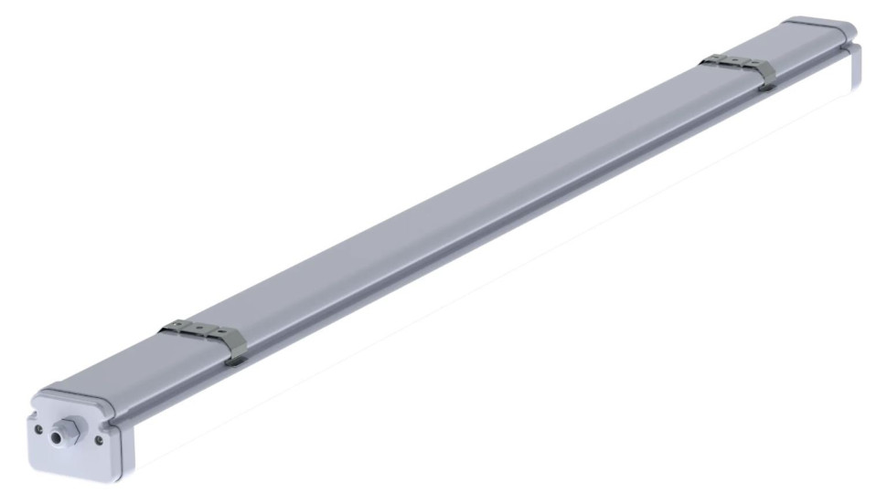 SLIM-38/TUBE 38Вт 5000К IP67 4300лм, с проходной проводкой Светильник светодиодный накладной/подвесной SLIM-38/TUBE 38Вт 5000К IP67 4300лм, с проходной проводкой Светильник светодиодный накладной/подвесной