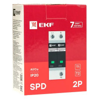 Т1+Т2; Iimp-12,5kA; In-20kA; Uc-275В; 1+1 (OV12-11-505) Устройство защиты от импульсных перенапряжений