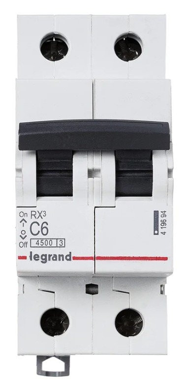 RX3 2П C 6A 4,5kA (419694) Автоматический выключатель