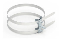 Двойной трубный хомут для штанги, D0-500 мм, M8 (NK3102) Двойной трубный хомут для изоляционной штанги