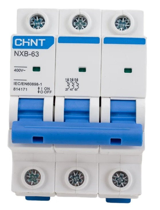 NXB-63S 3P 1А 4,5кА х-ка B (R) CHINT (296808) Автоматический выключатель