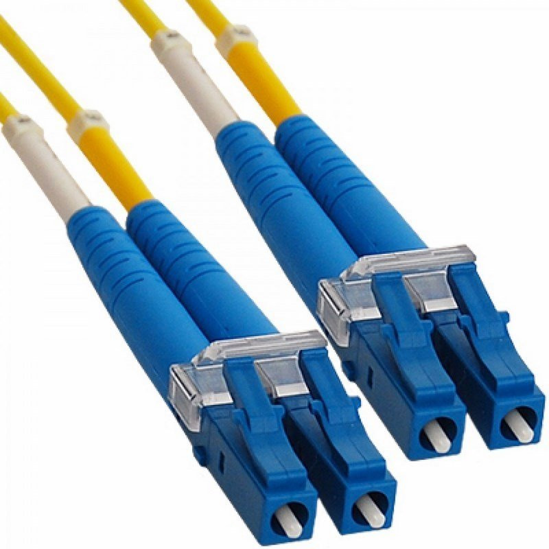 Патч-корд оптический соединительный (SM), 9/125 (OS2), LC/UPC-LC/UPC, (Duplex), LSZH, 1м (50-2115) Патч-корд оптический