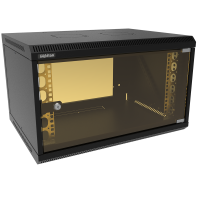 ТВЛ-6U-600-450-СР-9005 (05-1063-B) Шкаф настенный телекоммуникационный
