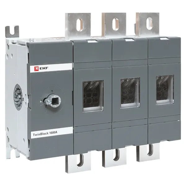 Рубильник 1600A 3P без рукоятки управления TwinBlock (tb-s-1600-3p) Рубильник