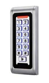 ALKP-2MFW Кодовая панель со встроенным считывателем карт Mifare антивандальная