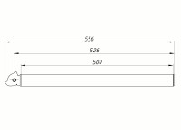 PPS-06R (нержавеющая сталь, для STR) Комплект планок преграждающих антипаника для турникета