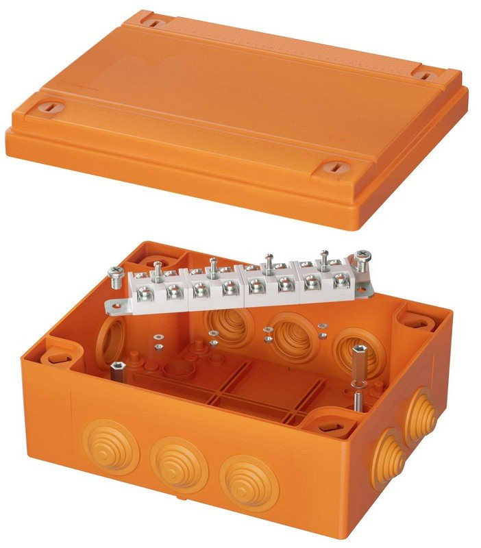 Коробка FS 150х110х70 12P (FSB211204) Коробка ответвительная огнестойкая из термопласта