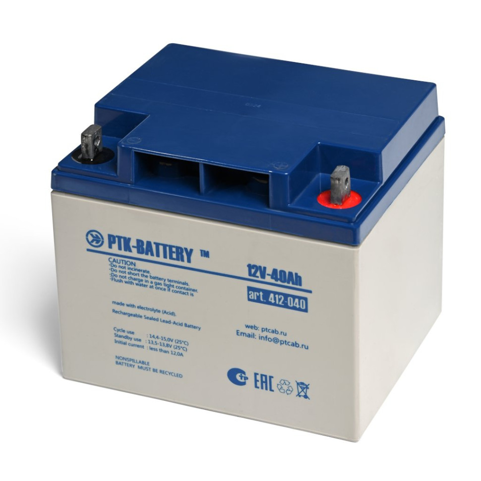 АКБ 12-40 PTK-BATTERY (412-040)