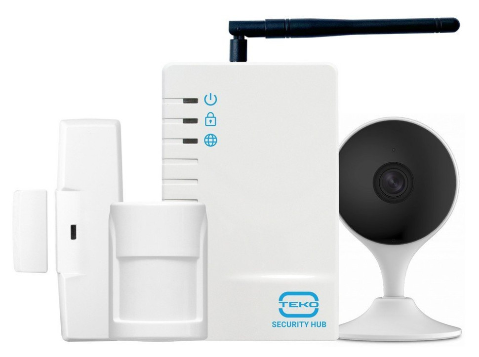 Security Hub (комплект с видеокамерой) Радиоканальный комплект охранной сигнализации с видеокамерой