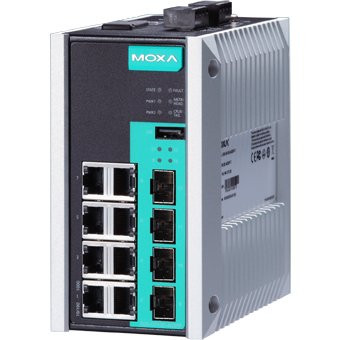 EDS-G512E-4GSFP Коммутатор 8х10/100/1000BaseTX, 4х100/1000Base SFP EDS-G512E-4GSFP Коммутатор 8х10/100/1000BaseTX, 4х100/1000Base SFP