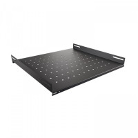 NTSS-FS-H-600-BL 1U нагр.:100кг. 19" 350мм черный Полка стационарная