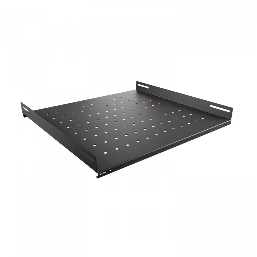 NTSS-FS-H-600-BL 1U нагр.:100кг. 19" 350мм черный Полка стационарная
