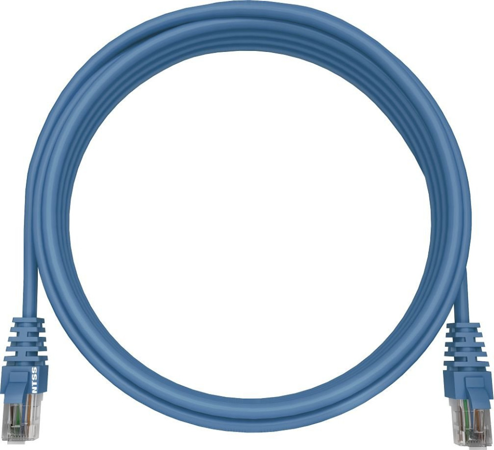 NTSS-PC-UTP-RJ45-5e-15.0-LSZH-BU UTP RJ-45 кат.5E 15м синий Патч-корд медный