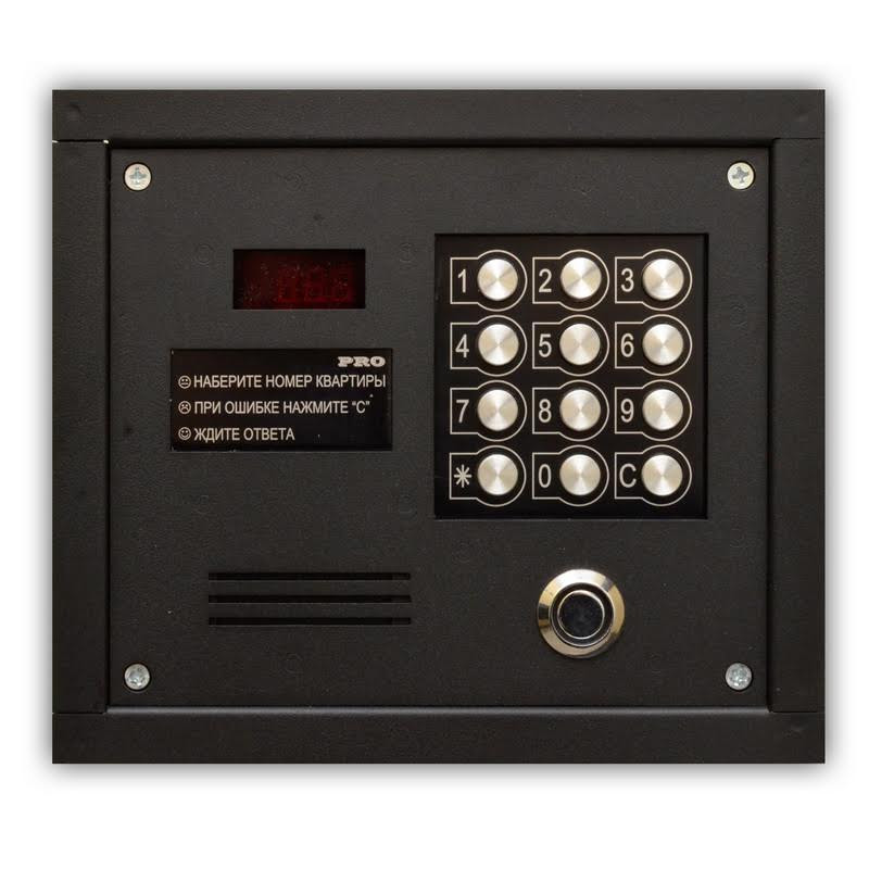 PRO-TM (черный) Блок вызова домофона