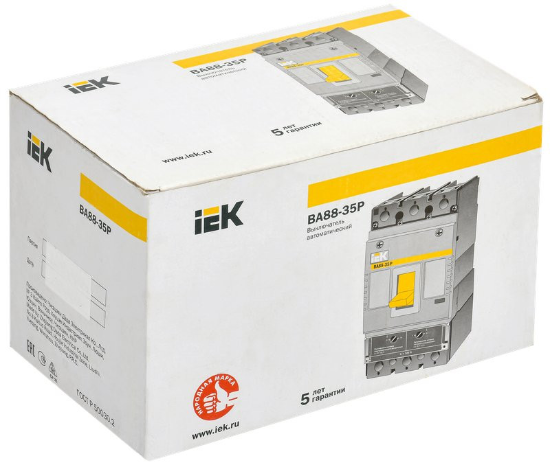 ВА88-35Р 3Р 250А 35кА (SVAR30-3-0250) Автоматический выключатель в литом корпусе