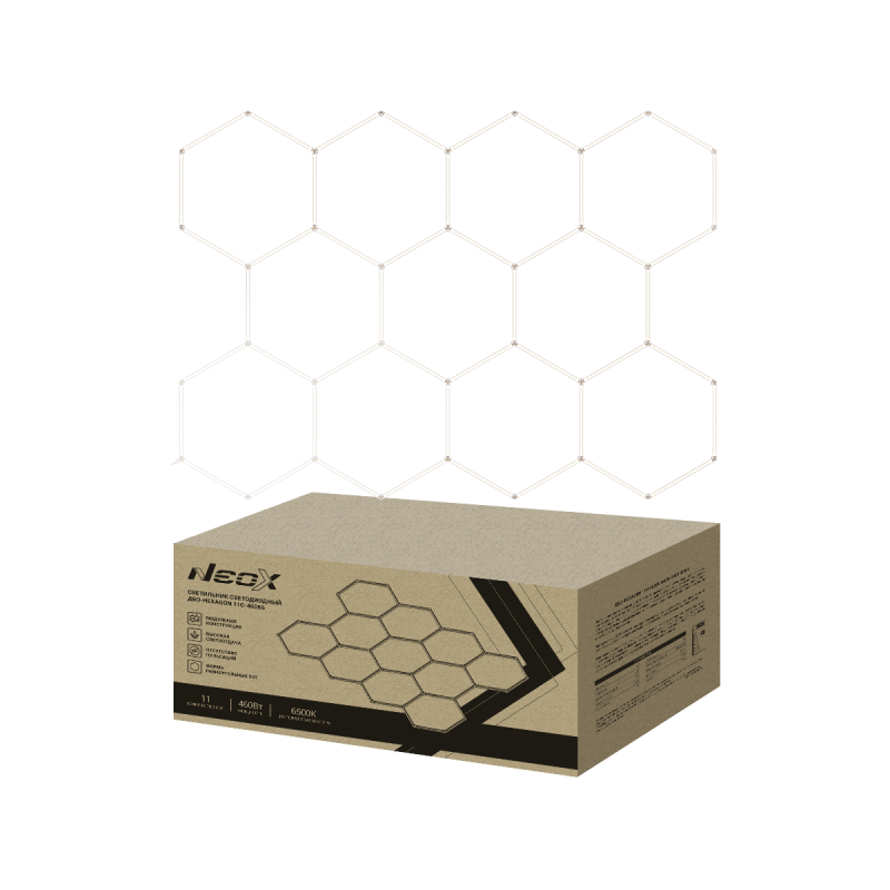 ДБО-HEXAGON 11С-46065 460Вт 230В 6500К 3256х2350мм Светильник светодиодный