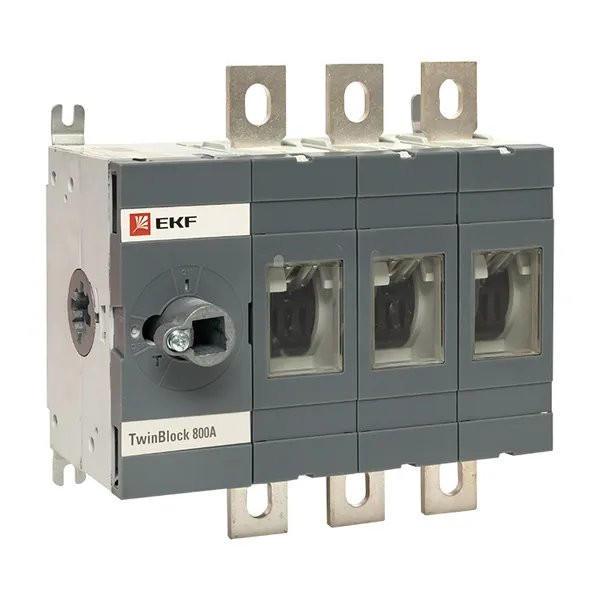 Рубильник 800A 3P без рукоятки управления TwinBlock (tb-s-800-3p) Рубильник