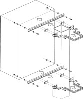 Крепление ТШ на опору Кронштейн столбовой
