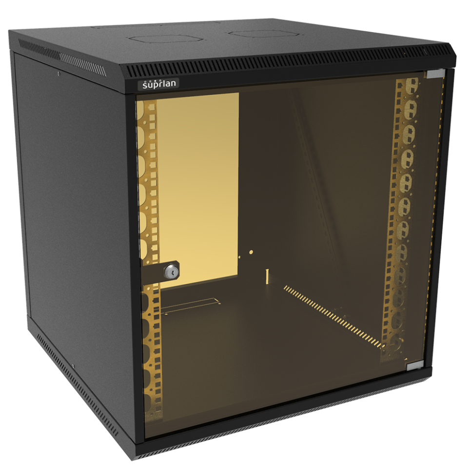 ТВЛ-12U-600-600-СР-9005 (05-1206-B) Шкаф настенный телекоммуникационный