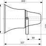 10ГР-38В (100В) (К1) Громкоговоритель рупорный взрывозащищенный