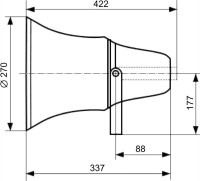 10ГР-38В (100В) (К1) Громкоговоритель рупорный взрывозащищенный