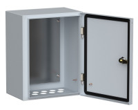 Корпус металлический ЩМП-1-0 395х310х220 У2 IP54 с монтажной платой (YKM40-01-54) Корпус металлический с монтажной платой