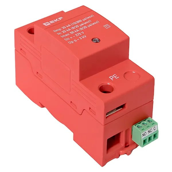 Limp 25kA (10/350μs) 1P класс 1 (spd-t1-1p) Устройство защиты от импульсных перенапряжений