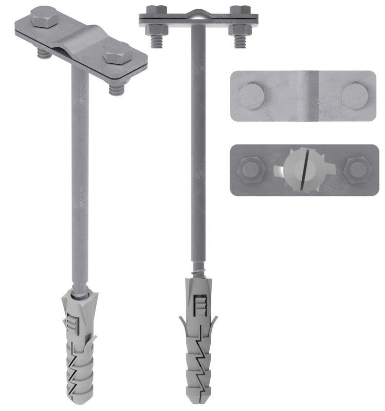 Фасадный держатель, 400 мм (ND2302) Фасадный держатель