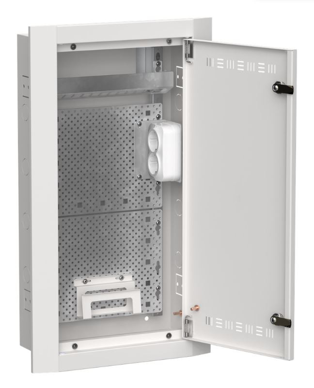 Корпус мультимедиа встраиваемый TITAN 5 ЩРв-36 (1х36) 630х365х130 IP30 белый (TI5-51-V-036-30) Корпус металлический