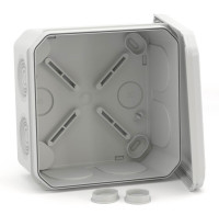 Коробка ответвительная с кабельными вводами IP55, 100х100х50 (53800) Коробка ответвительная
