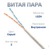 UTP-2P-Cat.5e-SOLID-LSZH-GY-LIGHT-50 (11079c-6) Кабель «витая пара» (LAN) для структурированных систем связи UTP-2P-Cat.5e-SOLID-LSZH-GY-LIGHT-50 (11079c-6) Кабель «витая пара» (LAN) для структурированных систем связи