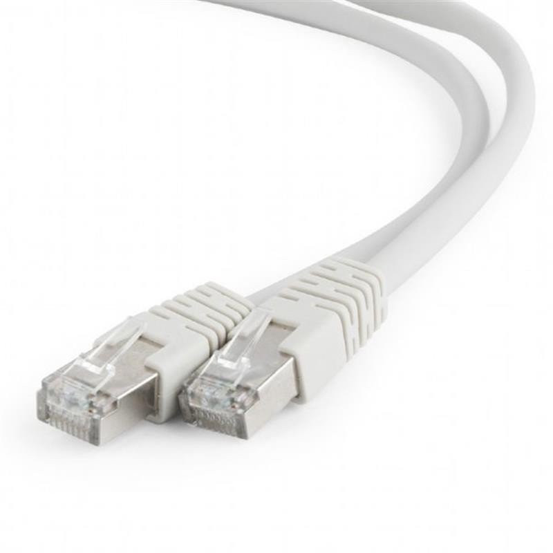 Патч-корд F/UTP RJ45-RJ45, CAT 5e, ZH нг(А)-HF, серый, 3м REXANT (18-8006-1)
