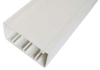 Короб с крышкой 100х50х2000мм, белый (100001S) Короб