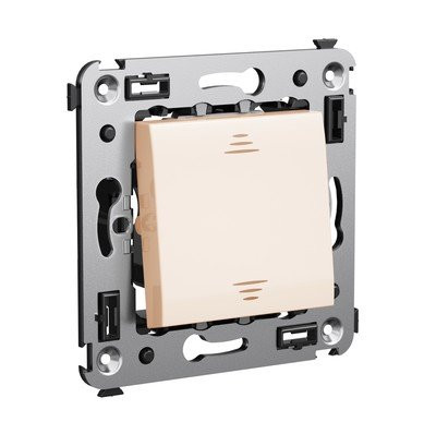 Инвертор одноклавишный в стену Avanti ванильная дымка (4405123) Переключатель