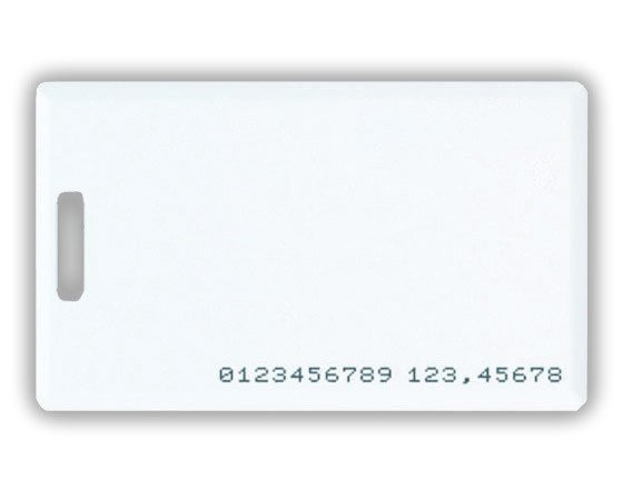 RFID карта EM-Marine CLAMSHELL (толстая) с номером (0450) Карта proximity