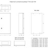 Корпус металлический TITAN 5 ЩРн-60 (1х60) 835х310х140 IP54 одна дверь серый (TI5-50-N-060-54-7035) Корпус металлический