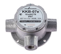 ККВ-07е-Ех-А-Р1-Т-БК1, КВБ12+КВБ12+КВБ12 Коробка коммутационная взрывозащищенная тройниковая