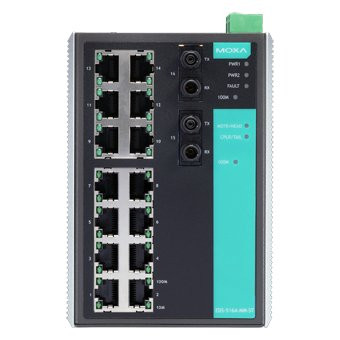 EDS-516A-MM-ST Управляемый коммутатор 14х10/100BaseTX, 2х100BaseFX (многомодовое оптоволокно), разъем ST EDS-516A-MM-ST Управляемый коммутатор 14х10/100BaseTX, 2х100BaseFX (многомодовое оптоволокно), разъем ST