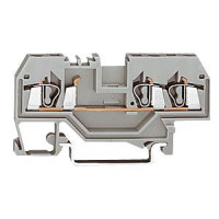 WAGO 280-681 клемма 3-х проводная Клемма проходная на DIN рейку