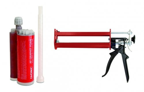 Комплект (двухкомпонентная огнестойкая пена + пистолет) (DN1220) Комплект (2 баллона двухкомпонентной огнестойкой пены DN1201 + пистолет DN1202)