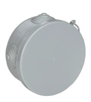 Коробка распаячная КМ для открытой проводки D85х40 IP54 4 гермоввода серый GENERICA (UKO21-085-040-000-K03-54) Коробка распаячная